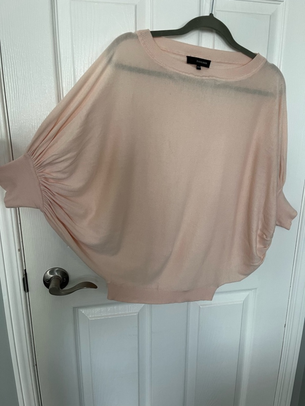 Edit by Jeanne Beker Women's Blush Batwing Sleeve Knit Top size XS